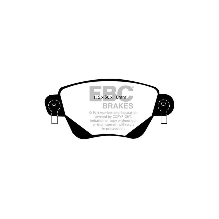 EBC DP1350 Ford Jaguar Ultimax Rear Brake Pads - Bosch Caliper 2 | ML Performance UK Car Parts
