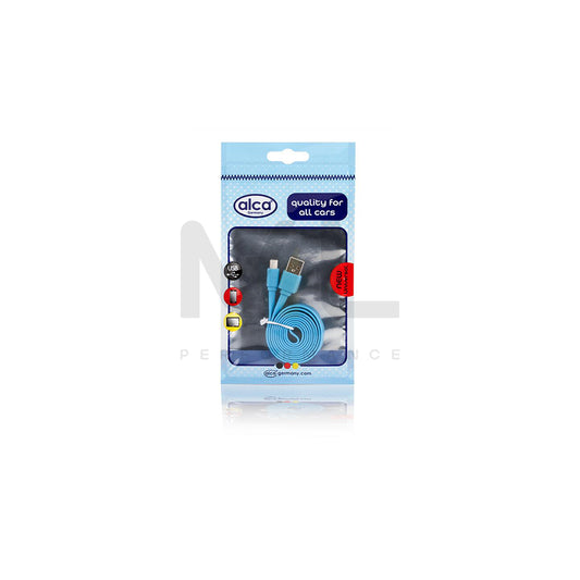 ALCA 510740 USB charge cable Blue, USB 2.0 | ML Performance Car Parts