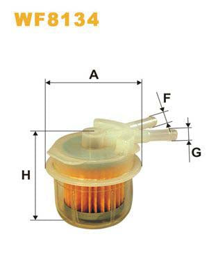 WIX Filters WF8134 Fuel Filter For Toyota Corolla V Saloon (E80)