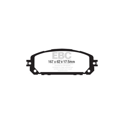 EBC DP43030R Jeep Cherokee Yellowstuff Front Brake Pads 2 | ML Performance UK Car Parts