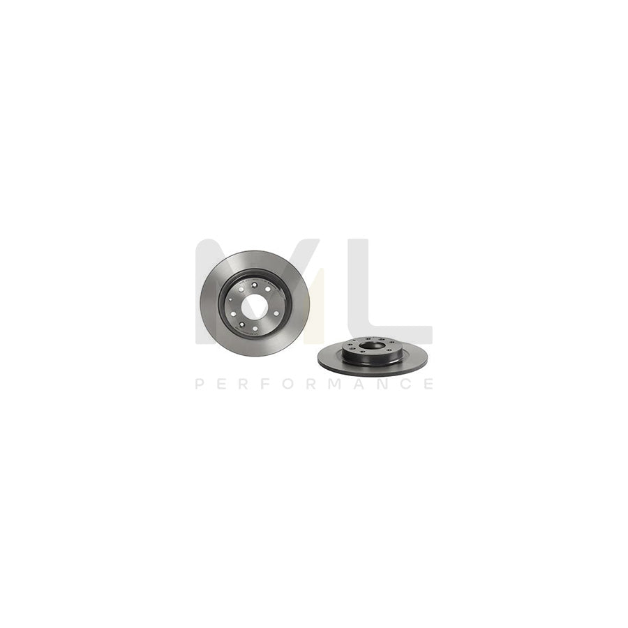 BREMBO 08.D222.11 Brake Disc for MAZDA CX-3 (DK) Solid, Coated, with bolts/screws | ML Performance Car Parts