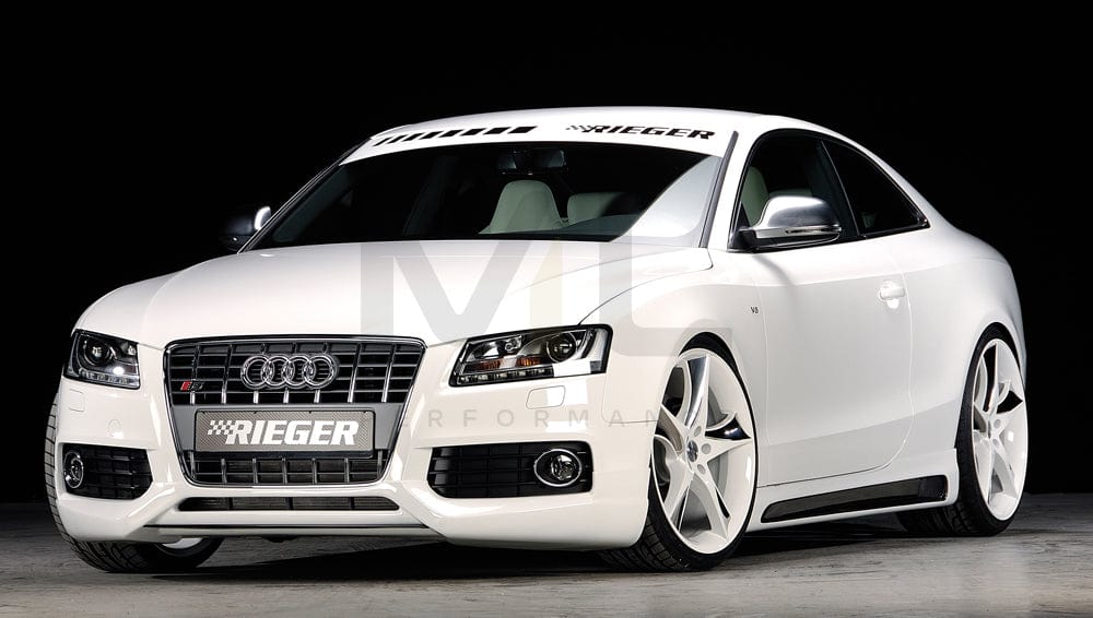 Rieger 00055401 Audi B8 B81 S5 Front Splitter 3 | ML Performance UK Car Parts