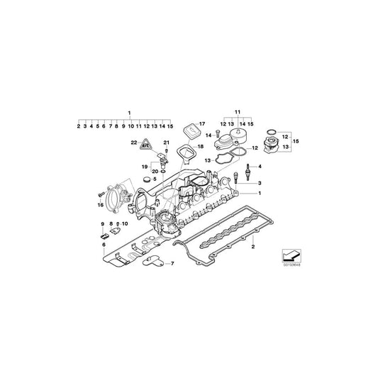 Genuine BMW 11127792458 E83 E60 E61 Heat Protection Shield (Inc. 320d, 520d & X3 2.0d) | ML Performance UK Car Parts