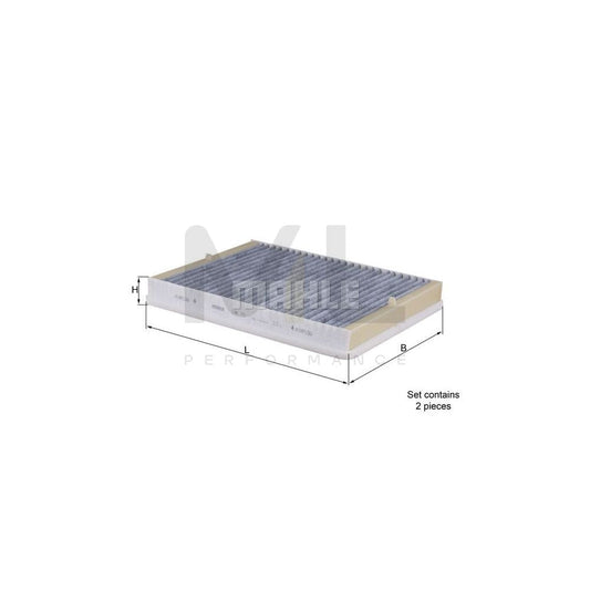 MAHLE ORIGINAL LAK 73/S Pollen filter Activated Carbon Filter | ML Performance Car Parts