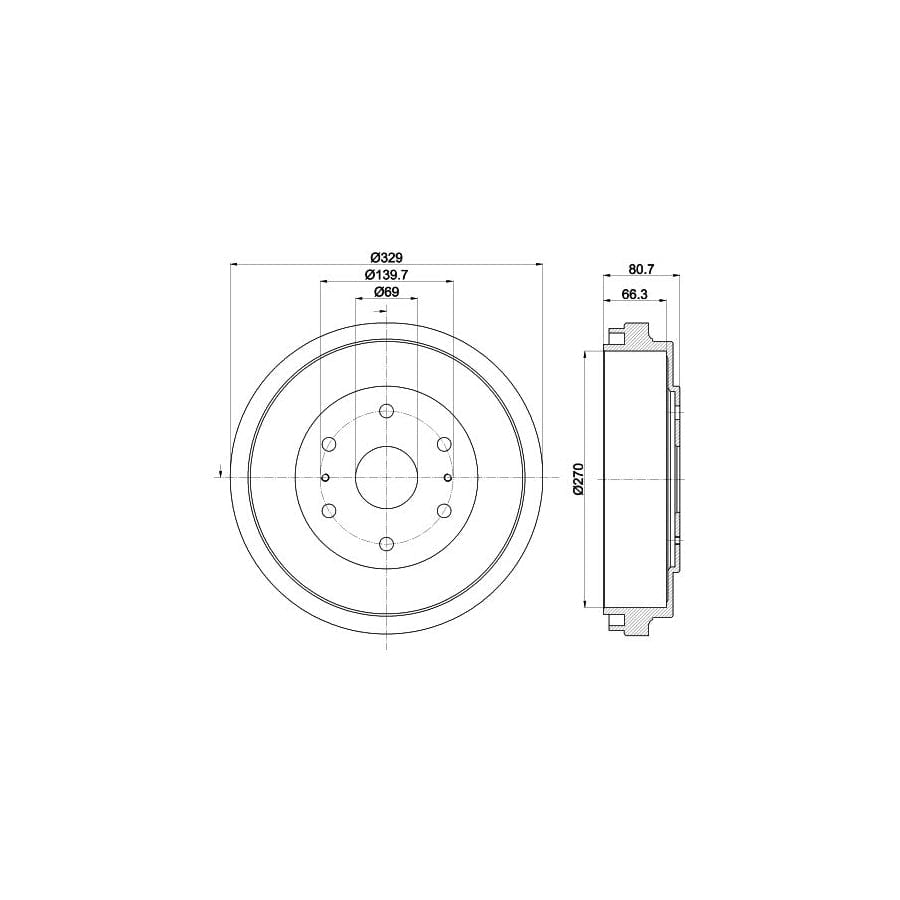 Hella 8FT 351 197-701 Dryer, Air Conditioning