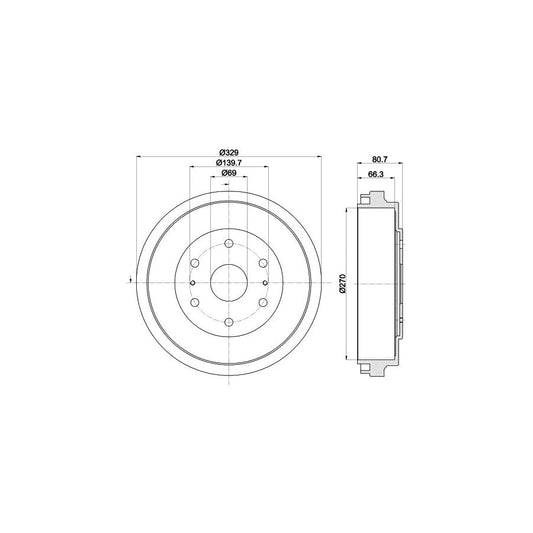 Hella 8FT 351 197-701 Dryer, Air Conditioning