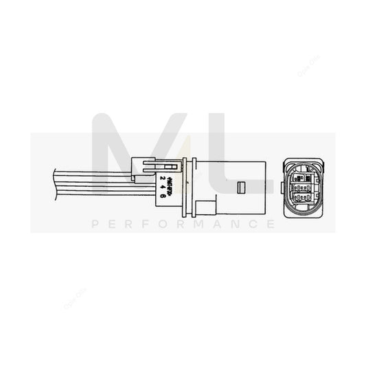 NTK Lambda Sensor - Oxygen / O2 Sensor UAA0002-FA001 (NGK 93808) | ML Car Parts UK | ML Performance