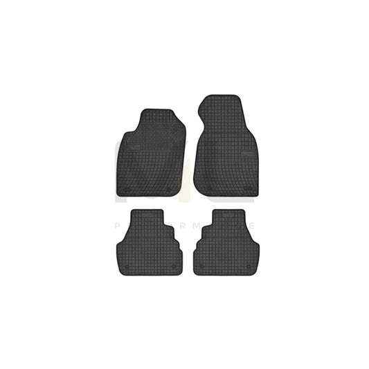 FROGUM Tailored 0723 Floor mat set for AUDI A6 Elastomer, Front and Rear, Quantity: 4, Black | ML Performance Car Parts