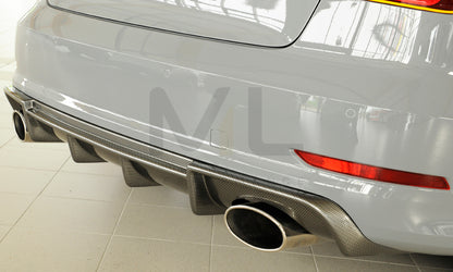 Rieger 00099369 Audi 8V Rear Diffuser (A3 & S3) 3 | ML Performance UK Car Parts