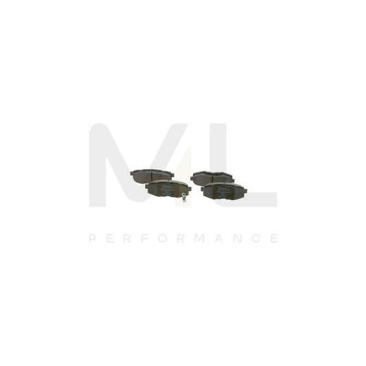 Bosch 0986494876 Brake Pad Set With Acoustic Wear Warning, With Anti-Squeak Plate BP2050 | ML Performance Car Parts