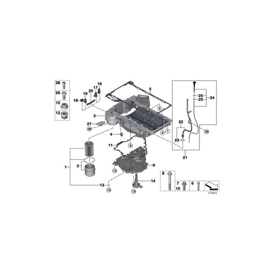 Genuine BMW 11138601061 G11 G12 Gasket, Oil Pan (Inc. 750i & 750Li) | ML Performance UK Car Parts