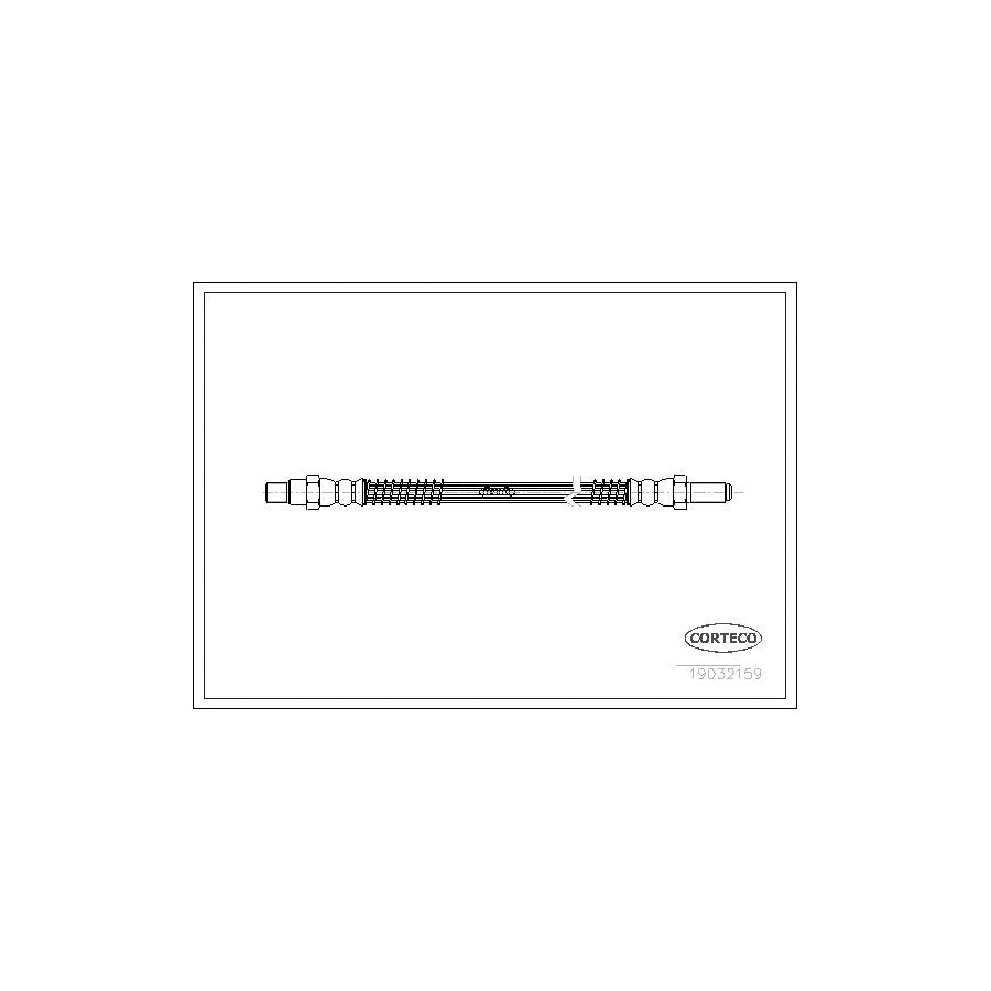 Corteco 19032159 Brake Hose For Triumph Spitfire Convertible | ML Performance UK