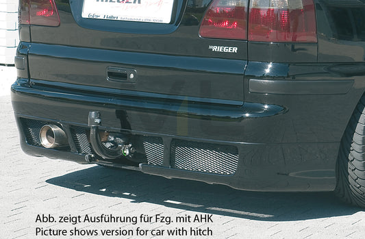 Rieger 00054106 Ford WGR 7M Galaxy & Sharan Rear Diffuser 1 | ML Performance UK Car Parts