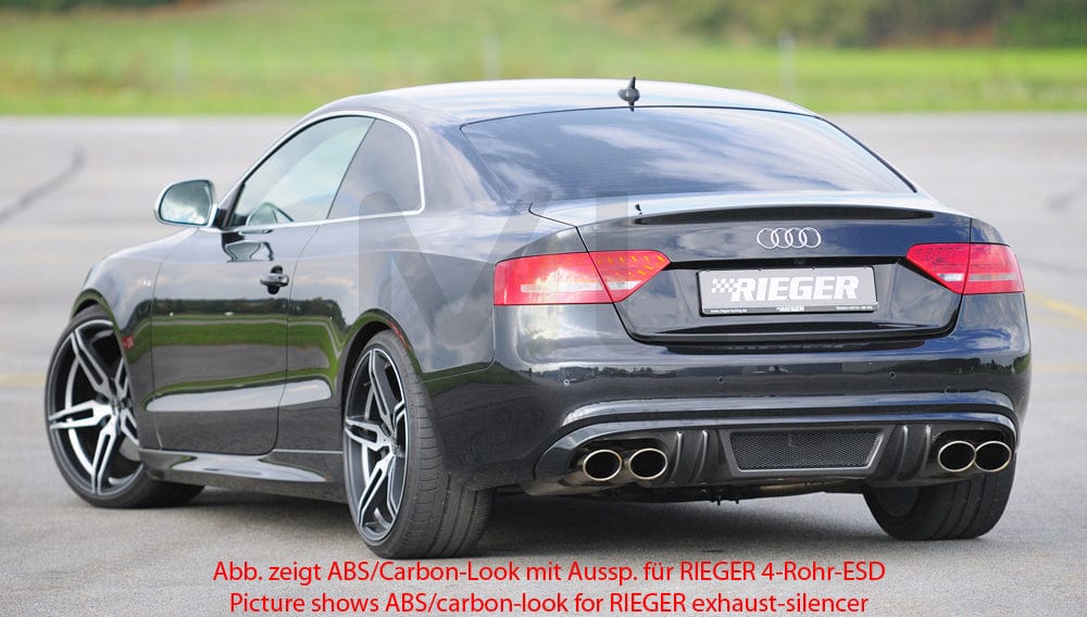 Rieger 00055417 Audi B8 B81 S5 Rear Diffuser 2 | ML Performance UK Car Parts
