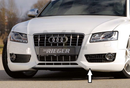 Rieger 00055411 Audi B8 B81 A5 Front Splitter 1 | ML Performance UK Car Parts