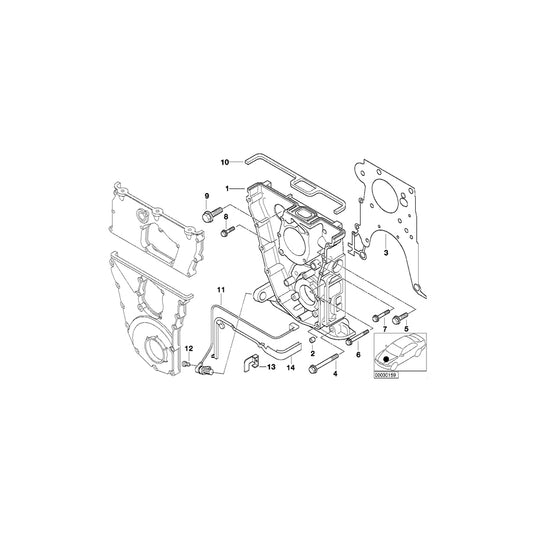 Genuine BMW 11141247849 E30 E36 Profile-Gasket (Inc. 318is, 318ti & E36 320i STC '95) | ML Performance UK Car Parts
