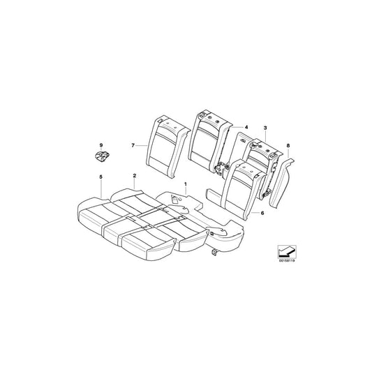 Genuine BMW 52207156122 E70 E70 Lateral Trim Panel Right ANTHRAZIT (Inc. X5 3.0si, X5 3.0sd & X5 40dX) | ML Performance UK Car Parts