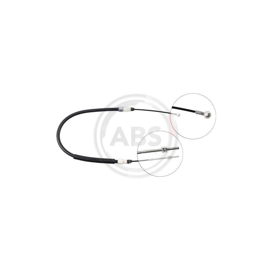 A.B.S. K19728 Hand Brake Cable For Peugeot 607 Saloon