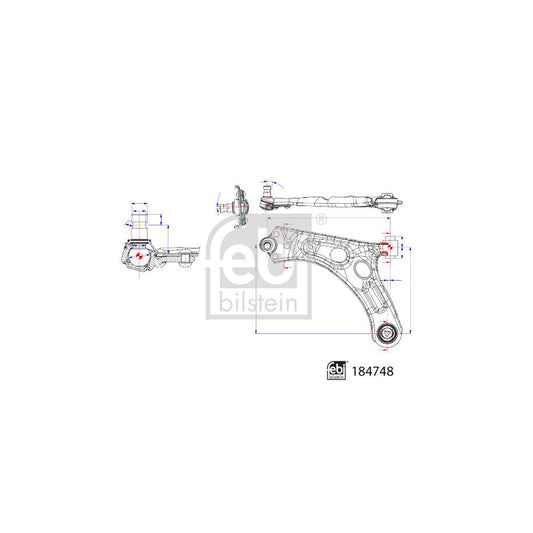 Febi Bilstein 184748 Suspension Arm