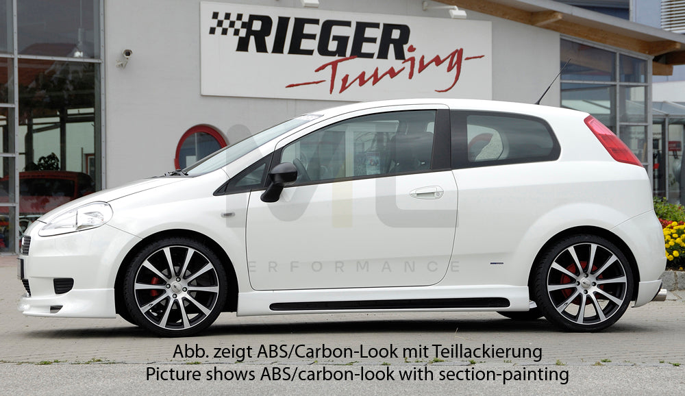 Rieger 00099156 Fiat Grande Punto (199) Side Skirt 9 | ML Performance UK Car Parts