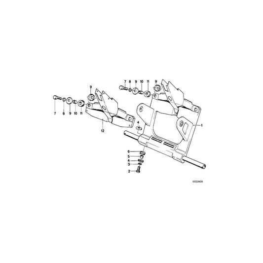 Genuine BMW 31421242235  Dashboard Support (Inc. R45T, R45T/N & R65T) | ML Performance UK Car Parts