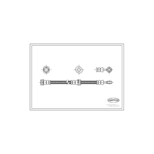 Corteco 19032241 Brake Hose For Nissan Almera | ML Performance UK