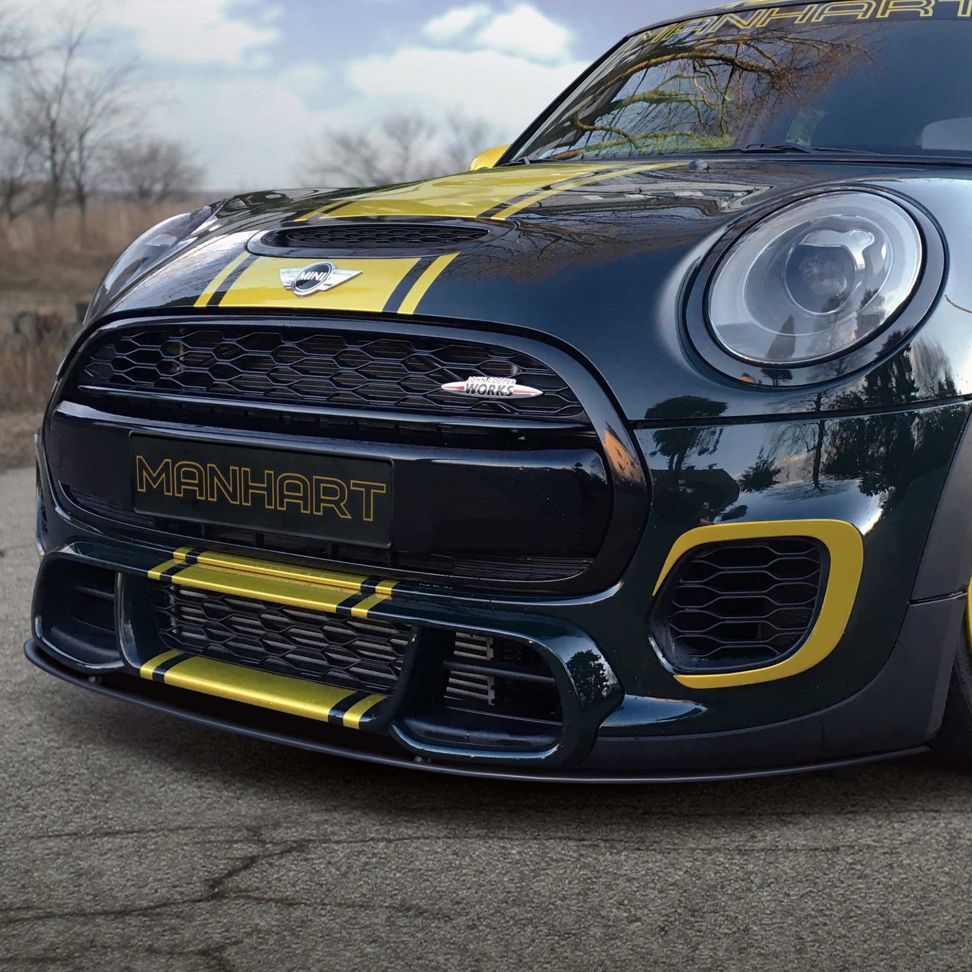 MANHART MH1MIN711000 FRONT SPOILER FOR MINI JCW / GP3 F56 BY AC SCHNIT ...