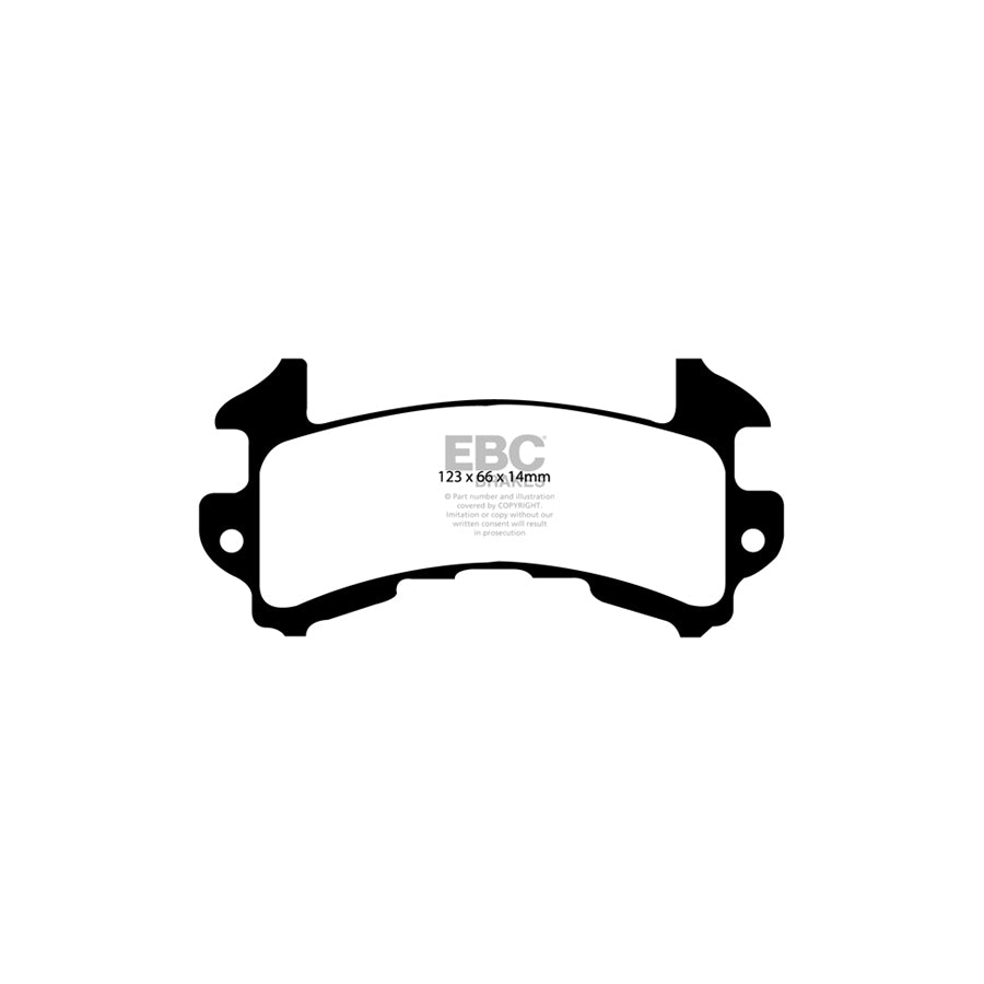 EBC DP31146C Chevrolet Pontiac Redstuff Front/Rear Brake Pads (Inc. Camaro & Firebird) 2 | ML Performance UK Car Parts