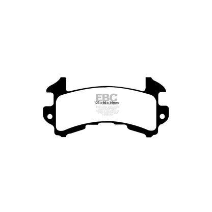 EBC DP31146C Chevrolet Pontiac Redstuff Front/Rear Brake Pads (Inc. Camaro & Firebird) 2 | ML Performance UK Car Parts