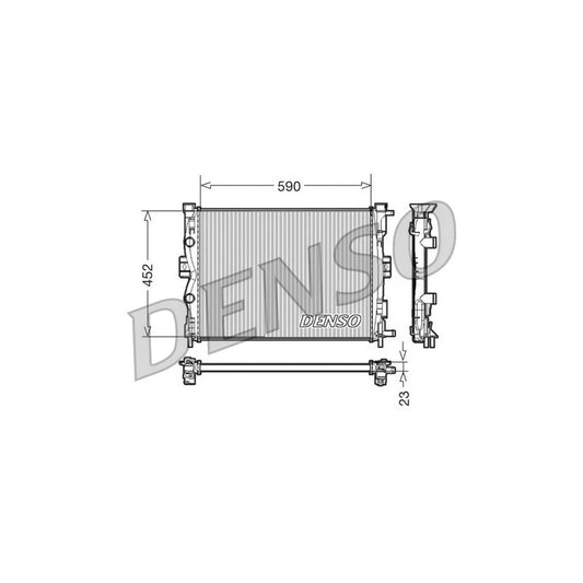 Denso DRM23055 Drm23055 Engine Radiator | ML Performance UK