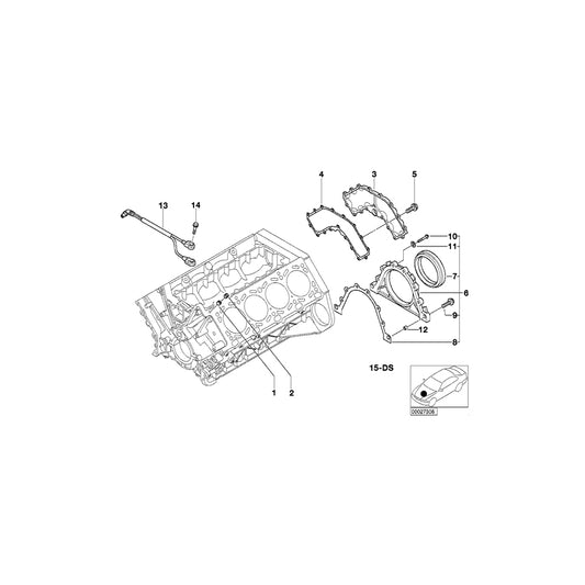 Genuine BMW 11141405969 E39 E52 Gasket Asbestos Free (Inc. M5 & Z8) | ML Performance UK Car Parts