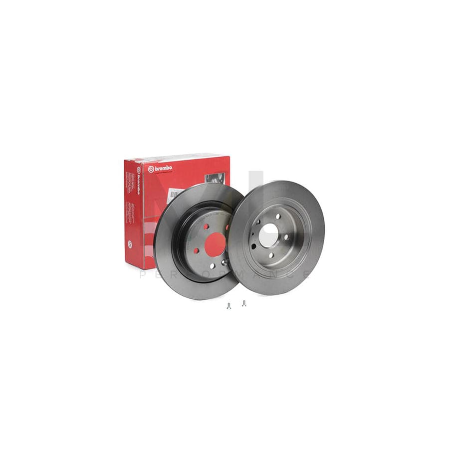 BREMBO 08.D757.11 Brake Disc Solid, Coated, with bolts/screws | ML Performance Car Parts