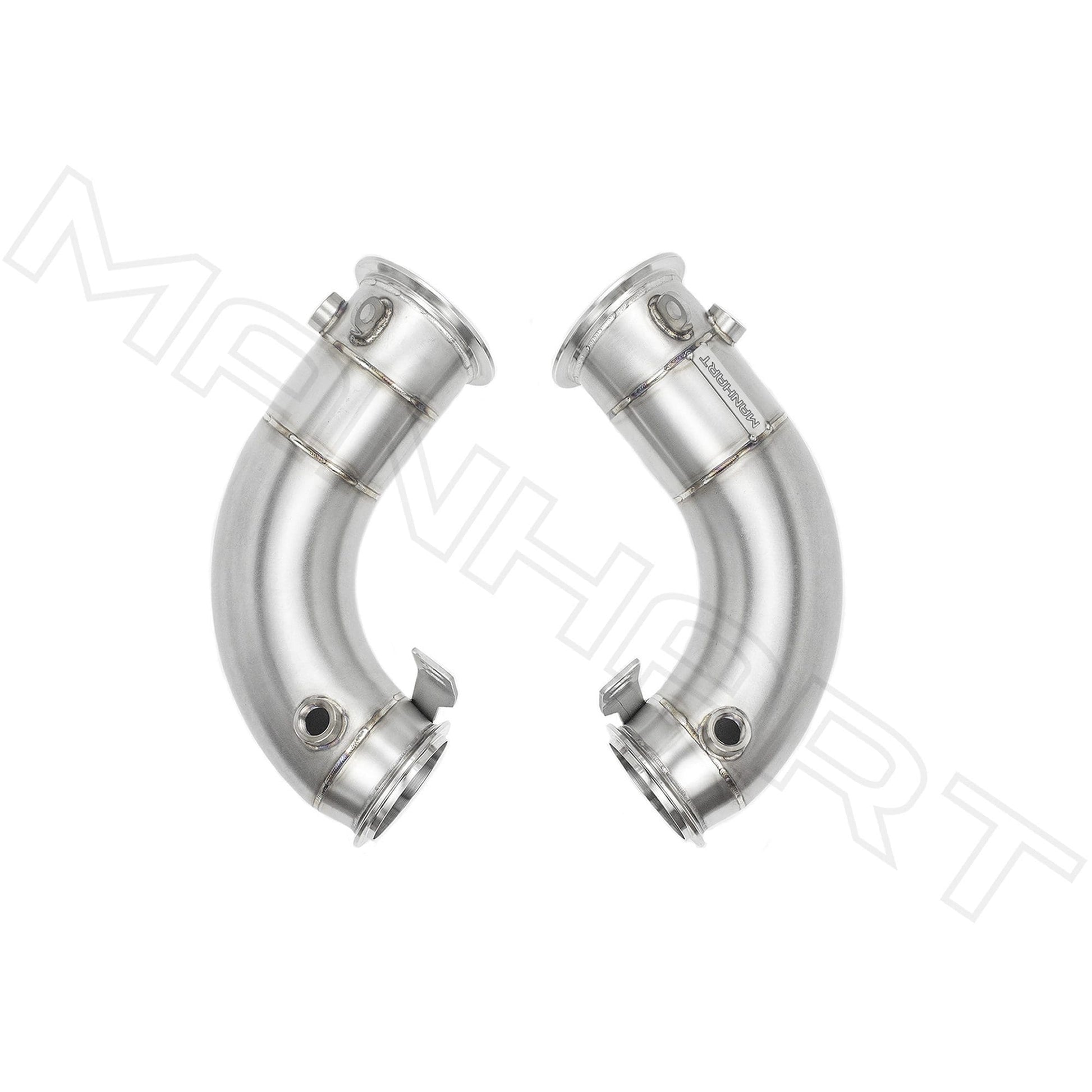 MANHART MH5F9011100_M8 DOWNPIPES RACE FOR BMW F9X M8 (COMPETITION) CAT-REPLACEMENT (PART 1 OF 2)