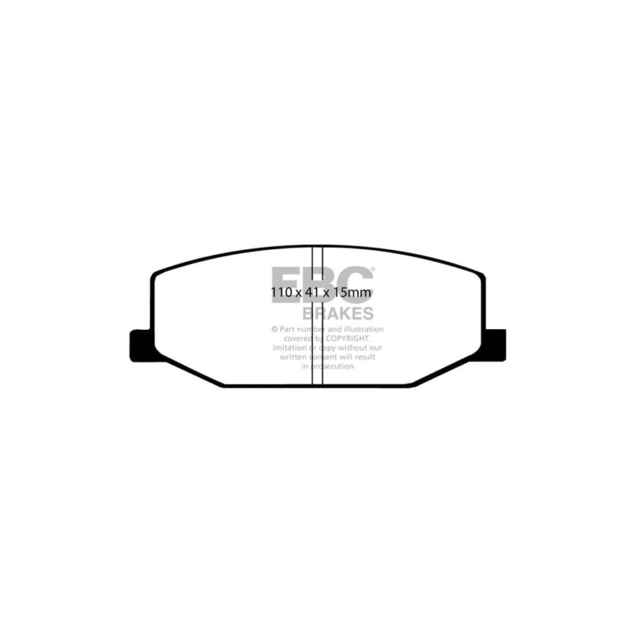 EBC PD01KF1409 Suzuki Jimny Greenstuff Front Brake Pad & Plain Disc Kit  2 | ML Performance UK Car Parts