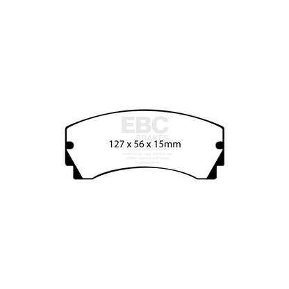 EBC DP4046R Audi Ford Yellowstuff Front/Rear Brake Pads - AP Caliper (Inc. Sport quattro & RS200) 2 | ML Performance UK Car Parts