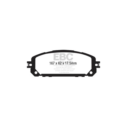 EBC DP63030 Jeep Cherokee Greenstuff Front Brake Pads 2 | ML Performance UK Car Parts