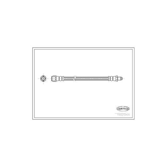 Corteco 19025905 Brake Hose | ML Performance UK