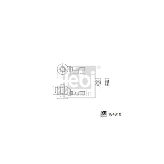 Febi Bilstein 184810 Anti Roll Bar Link
