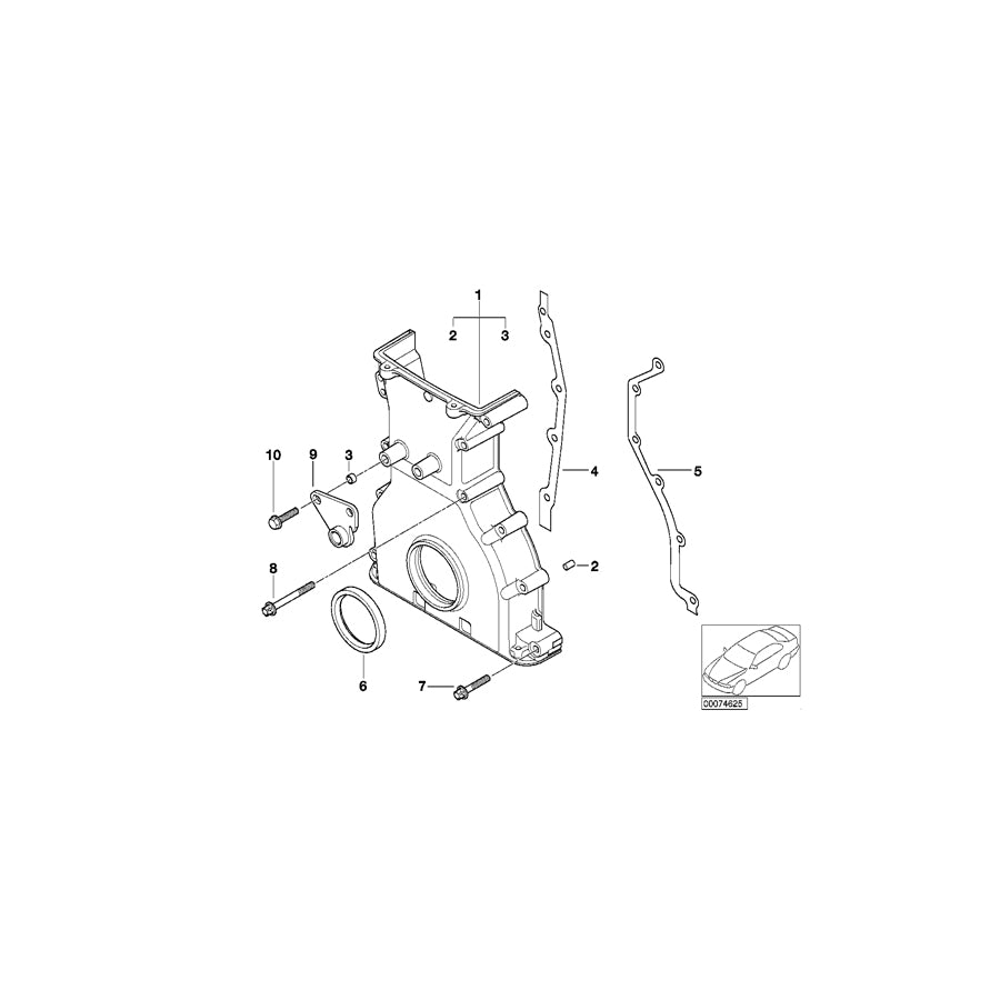 Genuine BMW 11141407692 E85 E46 E86 Gasket Asbestos Free (Inc. M3 CSL, Z4 M3.2 & M3) | ML Performance UK Car Parts