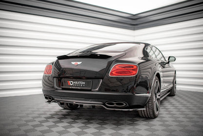 Maxton Design Bentley Continental GT V8 S MK2 Central Rear Splitter (with Vertical Bars)
