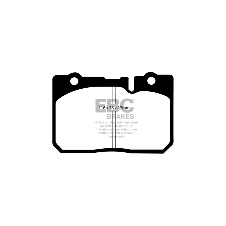EBC DP31154C Lexus LS400 (XF20) Redstuff Front Brake Pads 2 | ML Performance UK Car Parts
