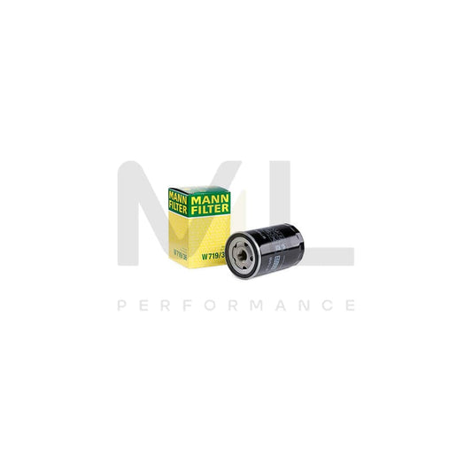 MANN-FILTER W 719/36 Oil Filter Spin-on Filter, with one anti-return valve | ML Performance Car Parts