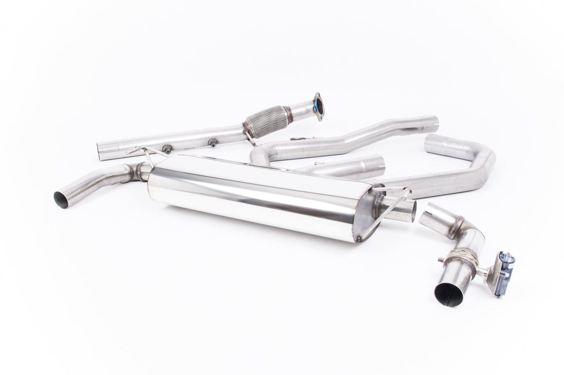 MillTek SSXHY121 Hyundai i30 Cat-Back with GPF Delete Pipe - with Titanium GT-115 Trims
