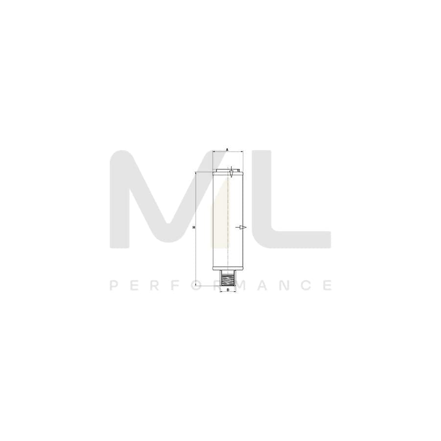 MANN-FILTER 49 000 55 131 Filter, compressed air system  | ML Performance Car Parts