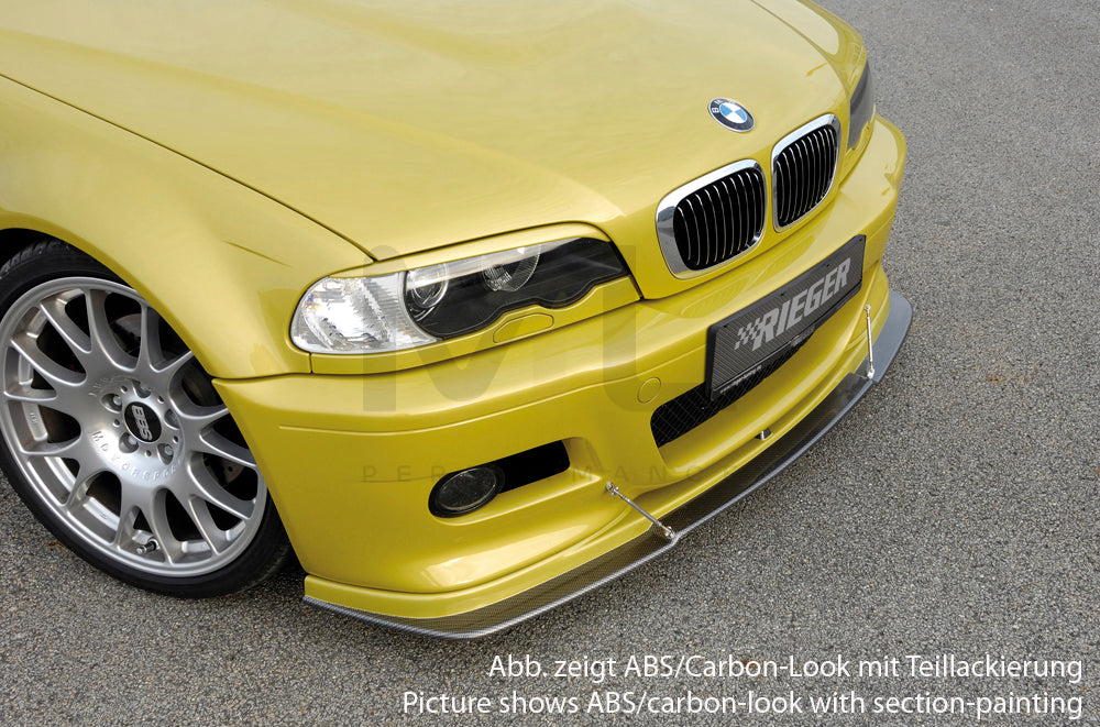 Rieger 00050234 BMW 3 Series E46 M3 Front Splitter 2 | ML Performance UK Car Parts