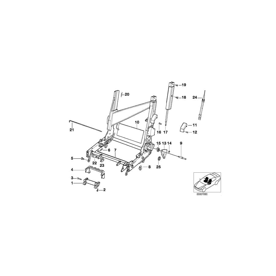 Genuine BMW 52108152276 E31 Lock Ring (Inc. 850CSi, 850Ci & 840Ci) | ML Performance UK Car Parts
