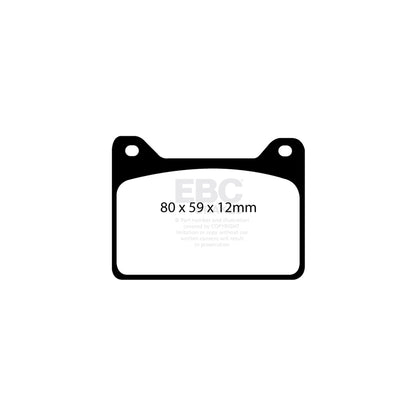 EBC DP4057R Yellowstuff Street and Track Brake Pads 2 | ML Performance UK Car Parts