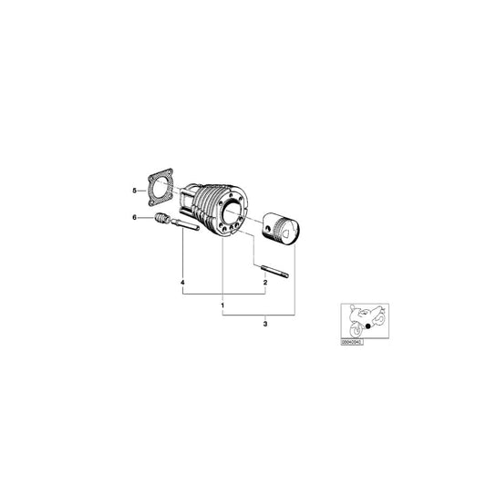Genuine BMW 11111255017 Cylinder 73,5 (Inc. R60/5 & R60/6) | ML Performance UK Car Parts