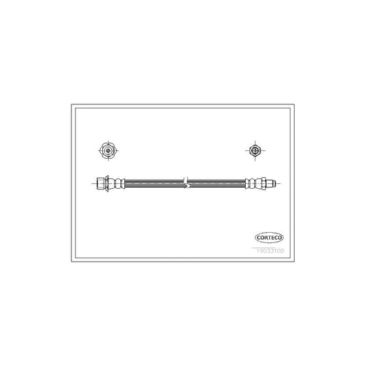 Corteco 19033100 Brake Hose | ML Performance UK