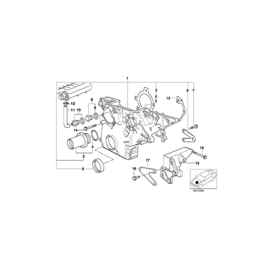 Genuine BMW 11142247080 E39 E38 E36 Connector M20X1,5 (Inc. 525tds, 725tds & 325td) | ML Performance UK Car Parts